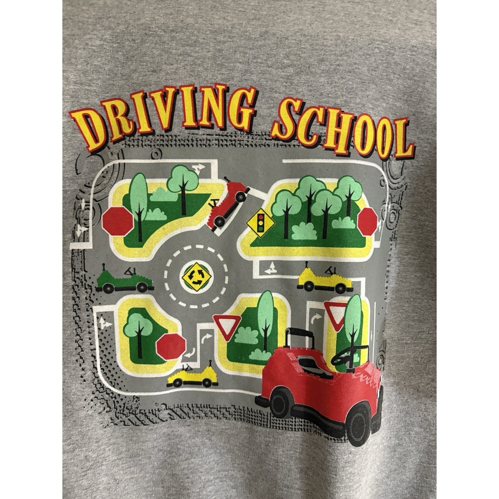 Rare LEGOland Zip Up Hoodie Pockets Youth Large Unisex Driving School Jacket - Picture 3 of 9